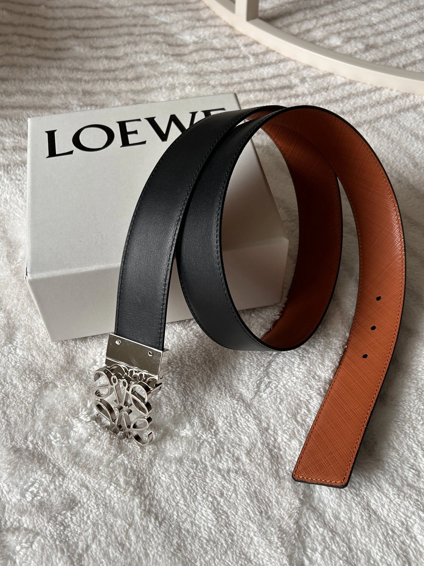 Barbara-- 8o5w5 52688016-2999 Calfskin 4.0cm reversible item:D-S179F0585